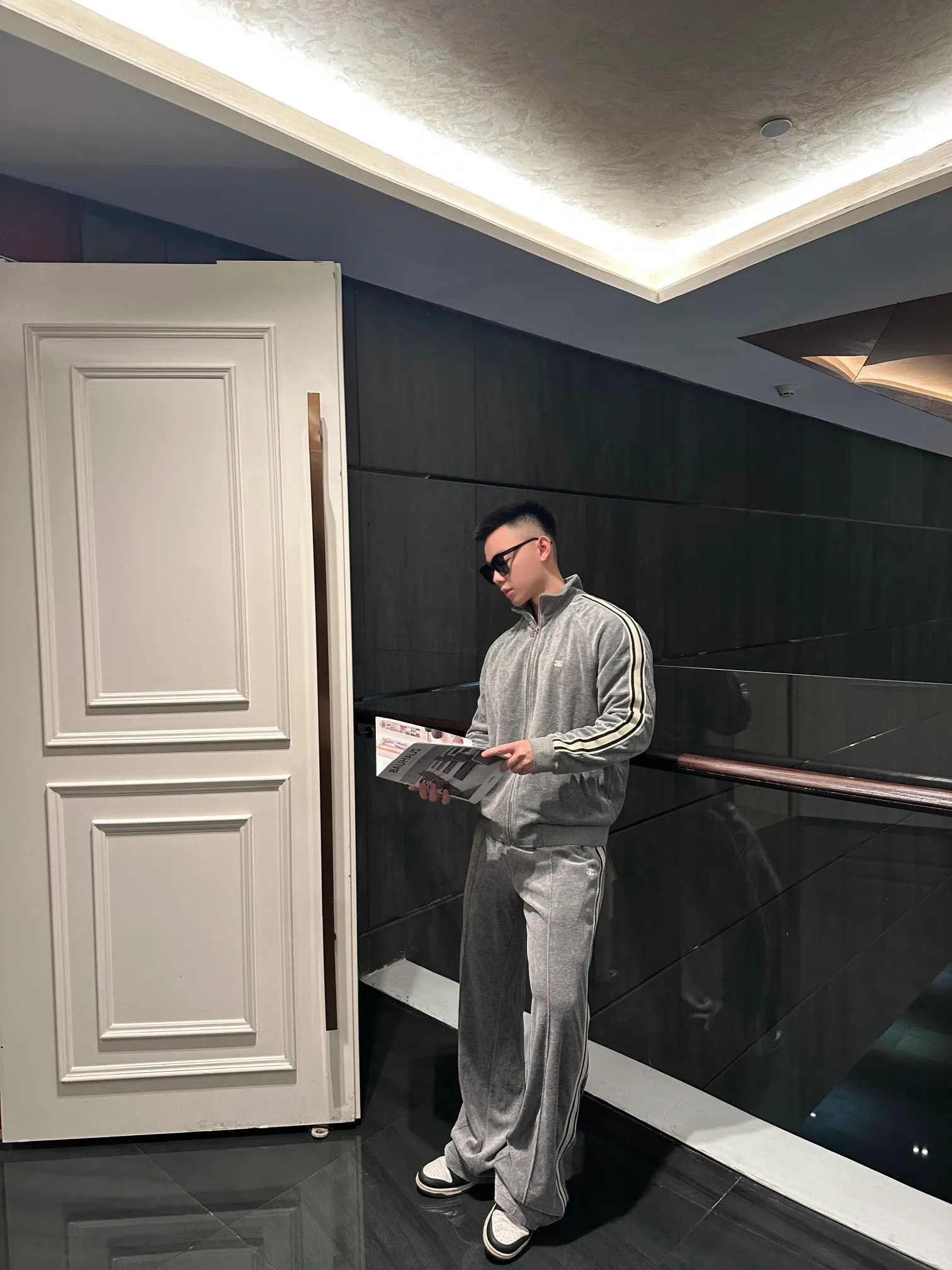 "Upper body picture of model in suit"